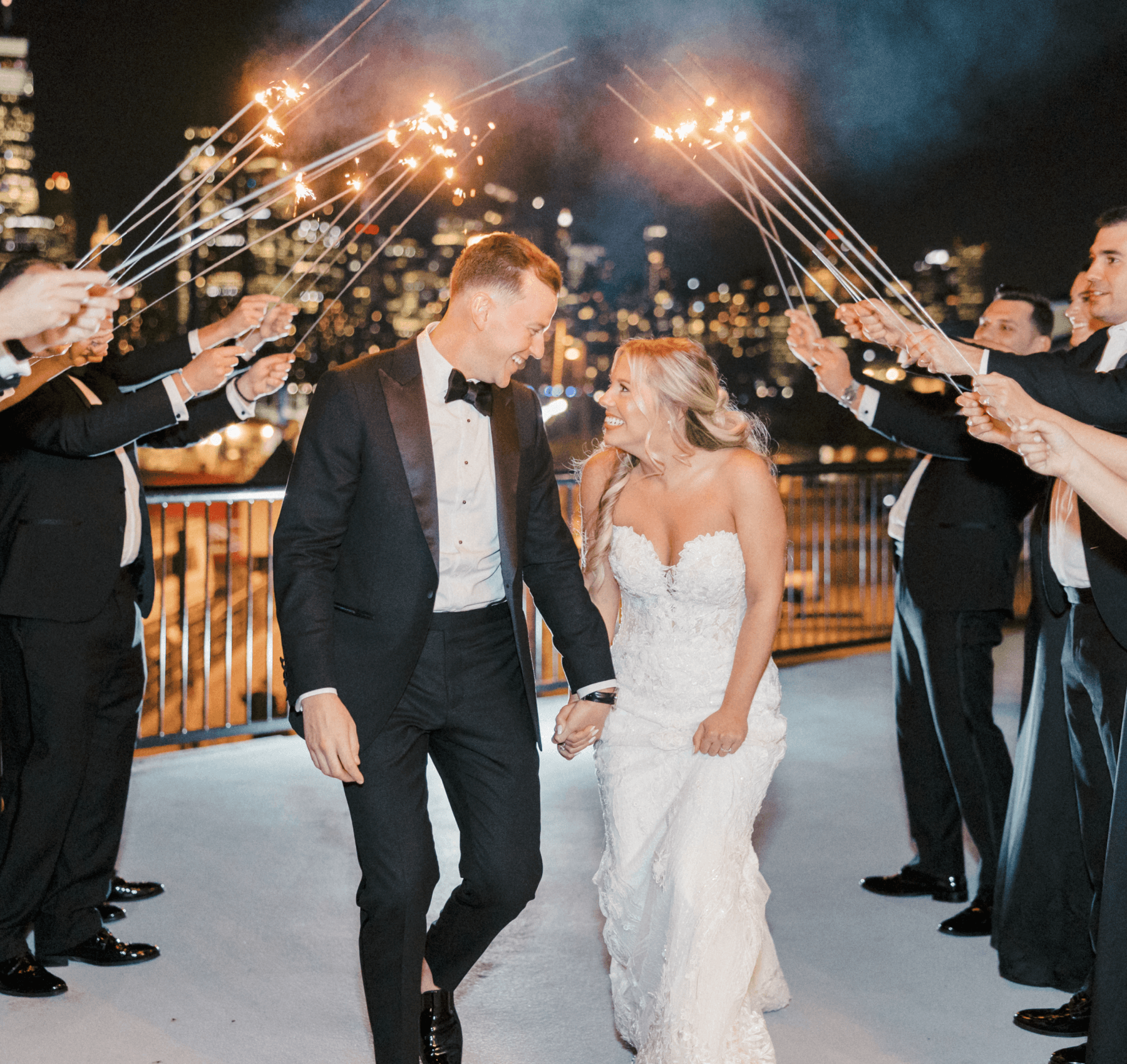 Intimate micro wedding ceremony setup